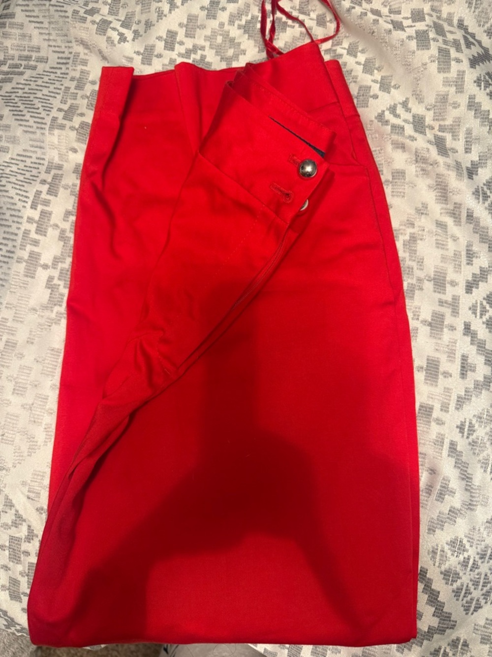 Jones New York Bright Red Stretch Pencil Skirt
